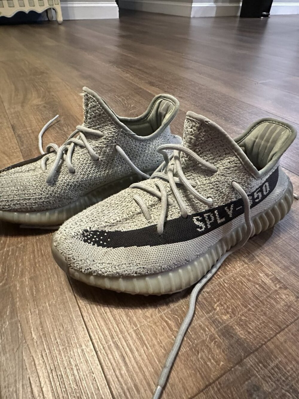 Yeezy Boost 350 V2 Grey with Black Stripe